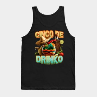 Cinco De Drinko Cinco De Mayo Bachelorette Mexican Party Tank Top